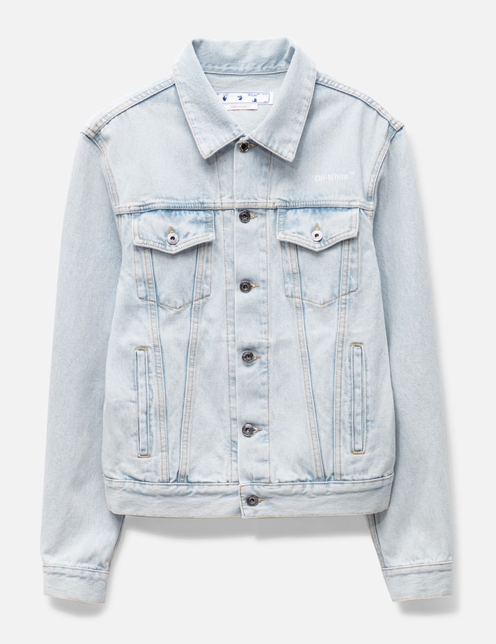Off white denim jacket light blue Clearance