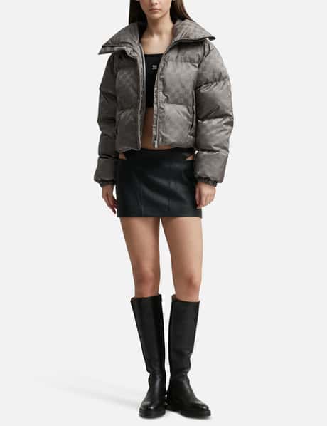 FAUX LEATHER CUT-OUT MINI SKIRT view 11