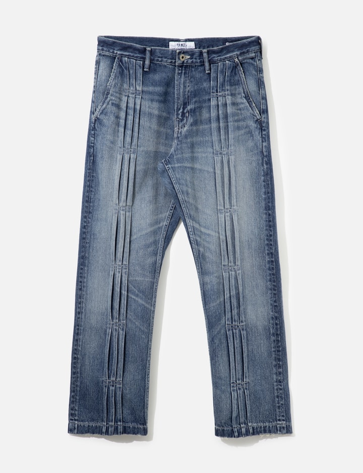 FDMTL Pleats Denim Pants 3YR Wash