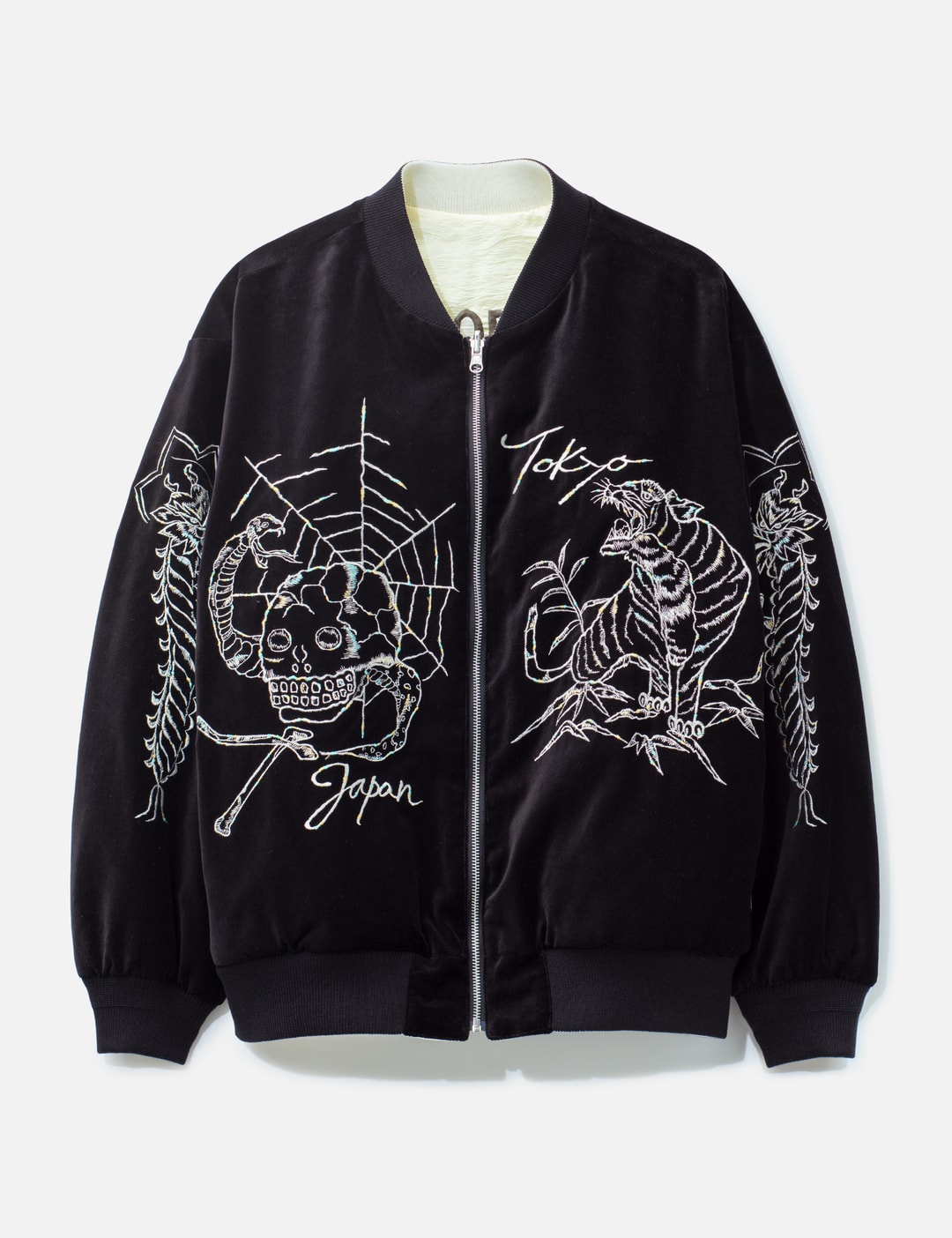 NEIGHBORHOOD Souvenir Jacket - リバーシブルで刺繍入りのベロア調 