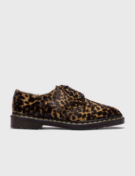 Dr. Martens Smith Hair On Leopard Print Shoes