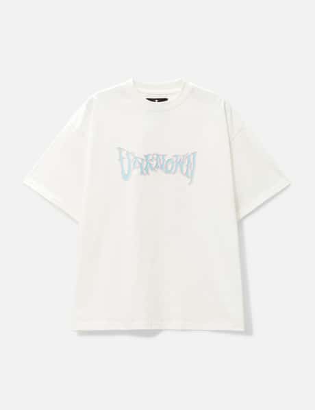 UNKNOWN White Tribal Dagger Graphic T-Shirt