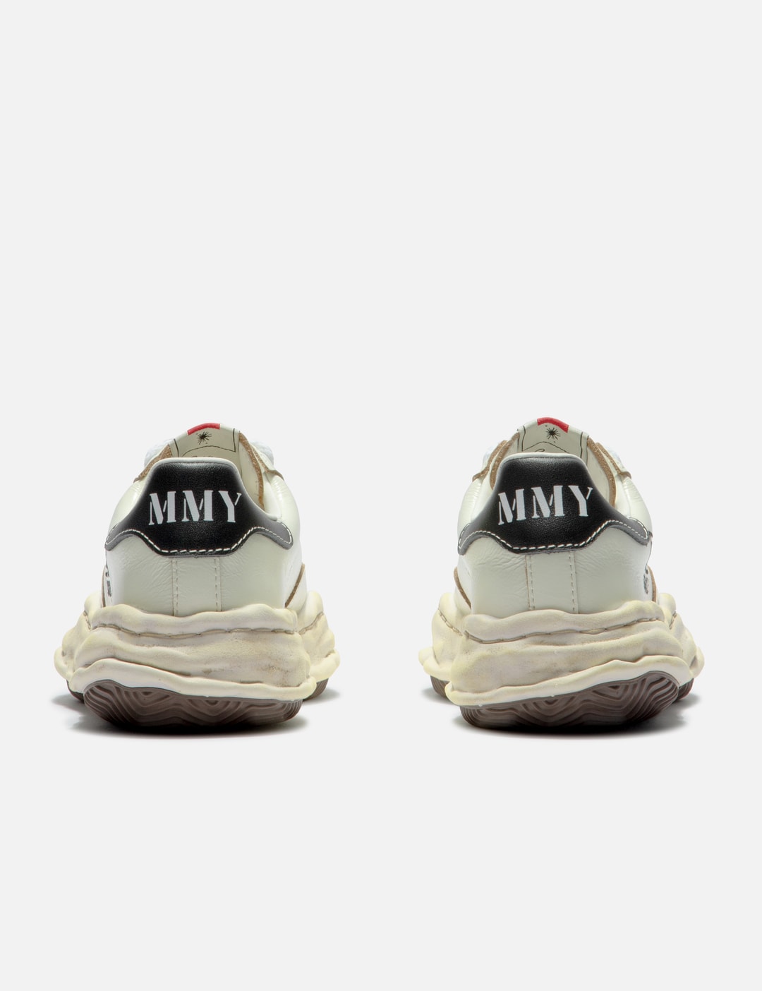 "BLAKEY" OG Sole Wrinkled Leather Low-Top Sneakers view 10