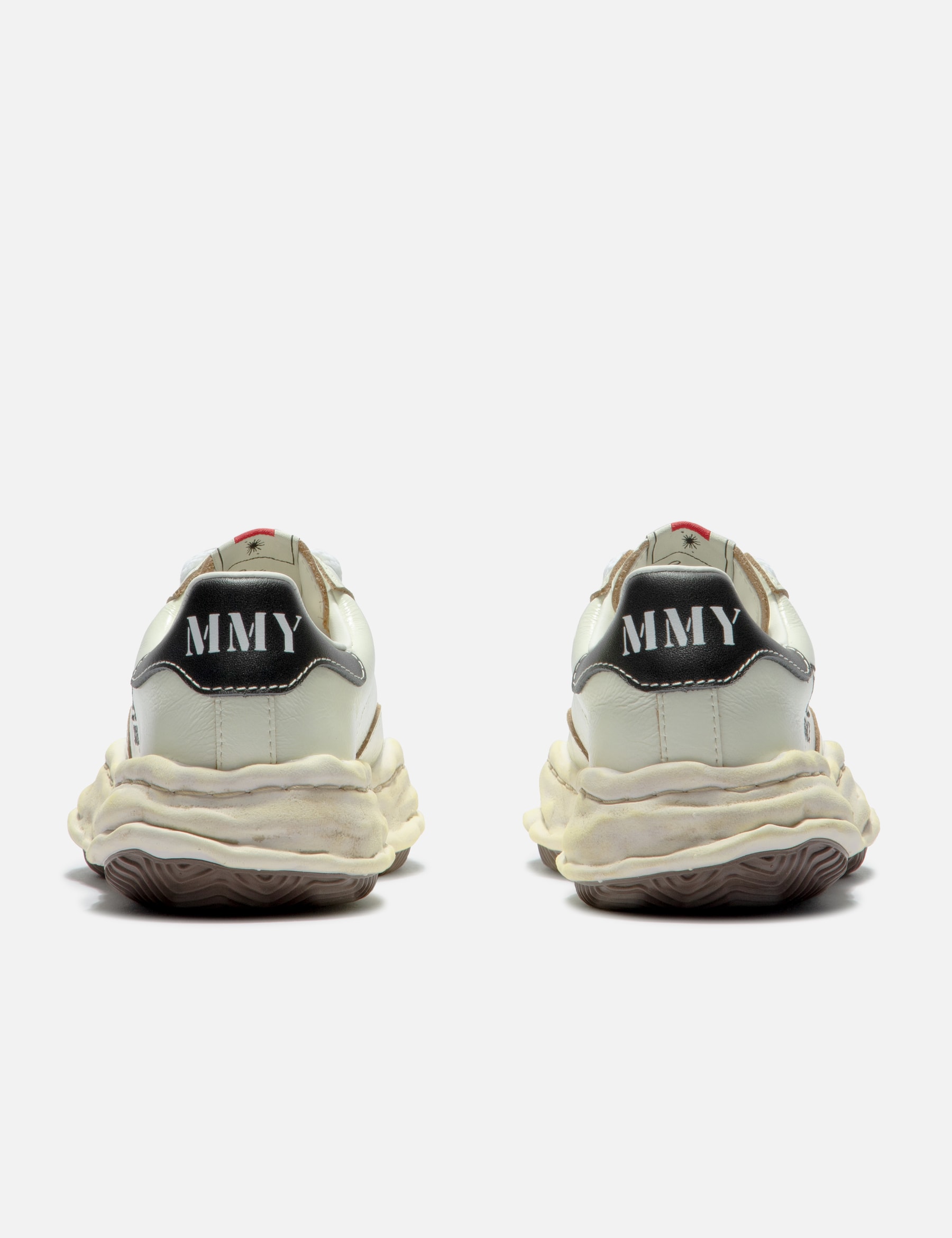 "BLAKEY" OG Sole Wrinkled Leather Low-Top Sneakers view 15