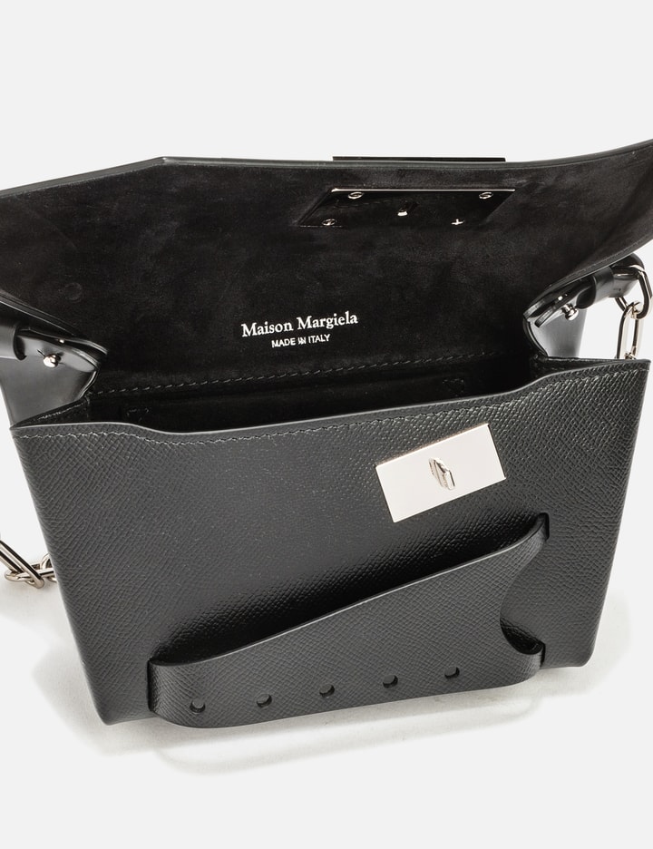 Shop Maison Margiela Snatched Classique Small Bag In Black