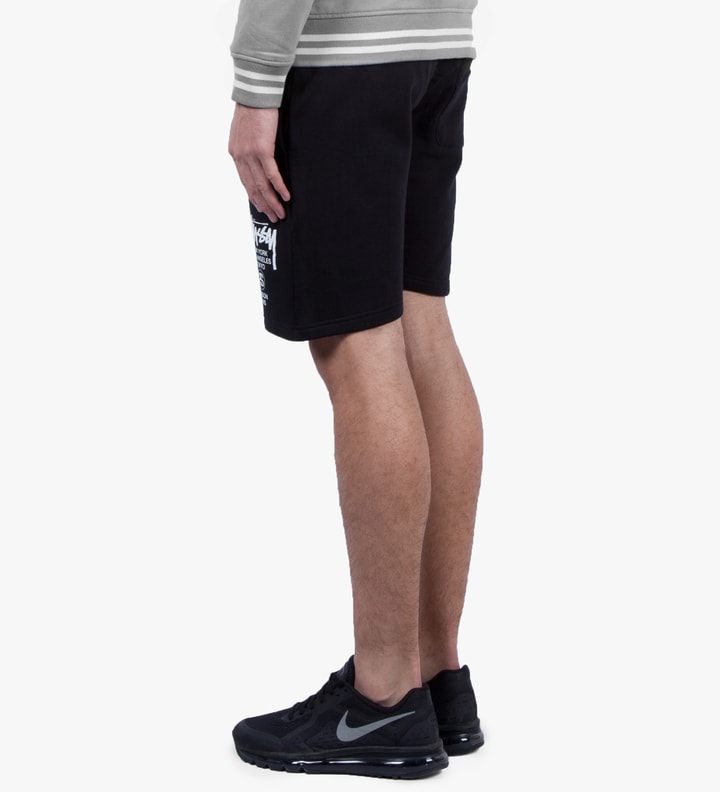 Stüssy Black World Tour Sweat Short