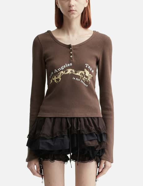 グロウニー Texas Waffle Long Sleeve