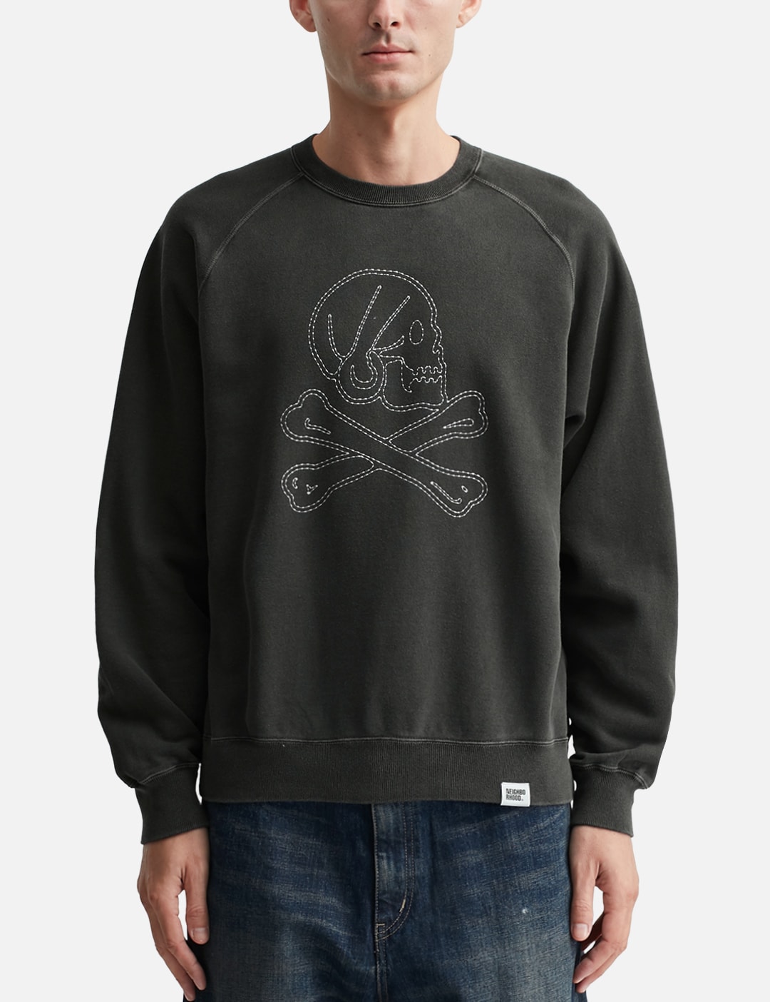 Pigment Dyed Sweat Shirt Long Sleeve view 11