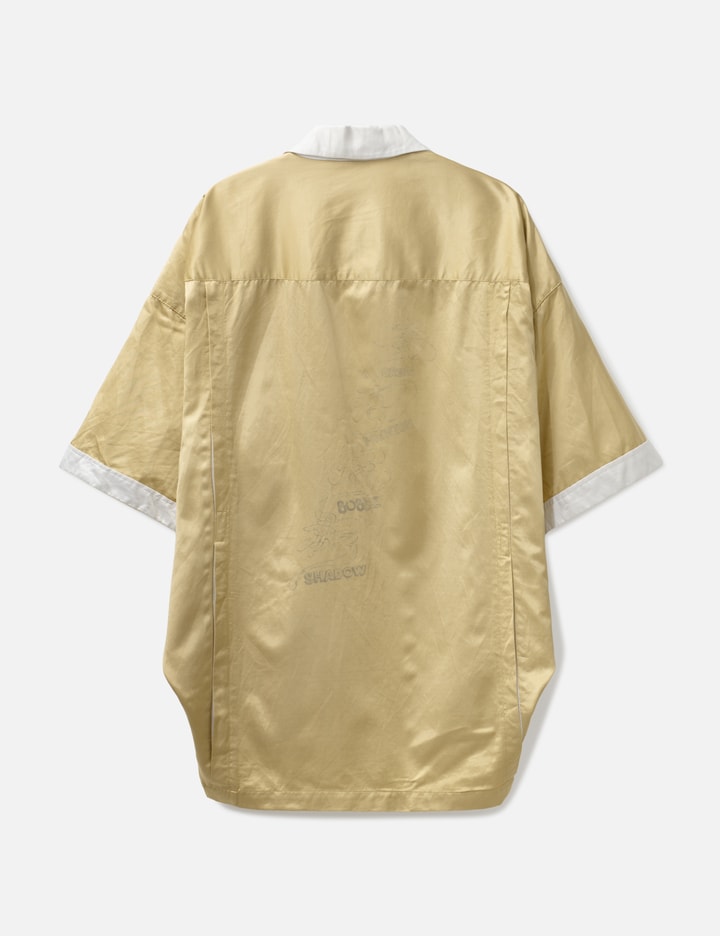 Maison Mihara Yasuhiro Embroidered Paint Rayon Shirt