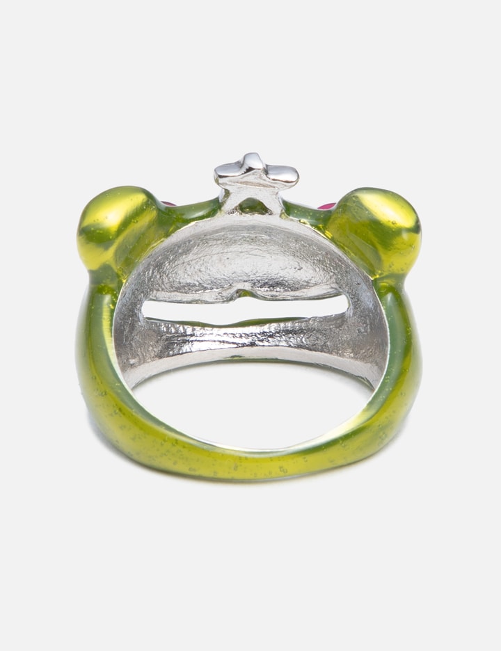 Shop Collina Strada Princess Bear Ring In Green