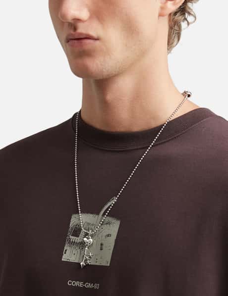 Heart W / Center Hollow Star Key Pendant view 8