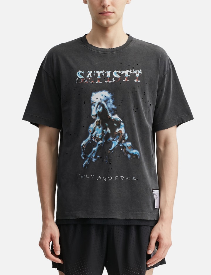 SATISFY MothTech T-Shirt W Horse Print