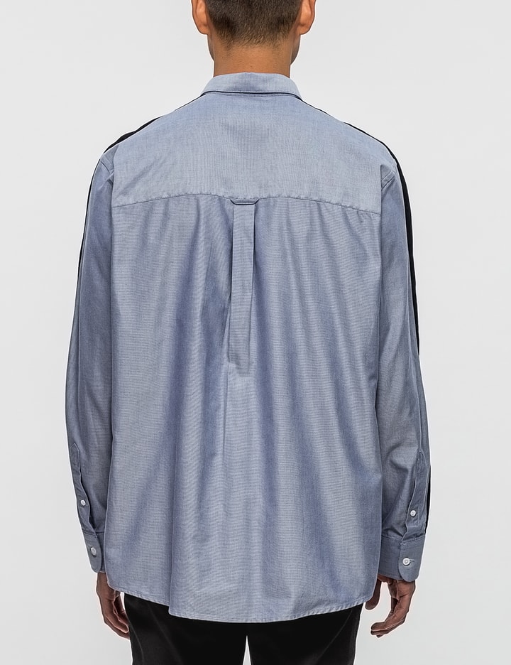 Button Down Oxford L/S Shirt with Sleeves Bands Placeholder Image