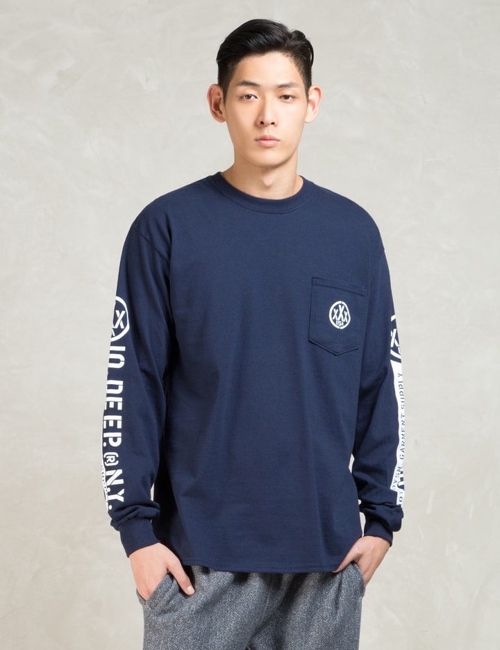 Navy L/S Offshore T-Shirt Placeholder Image