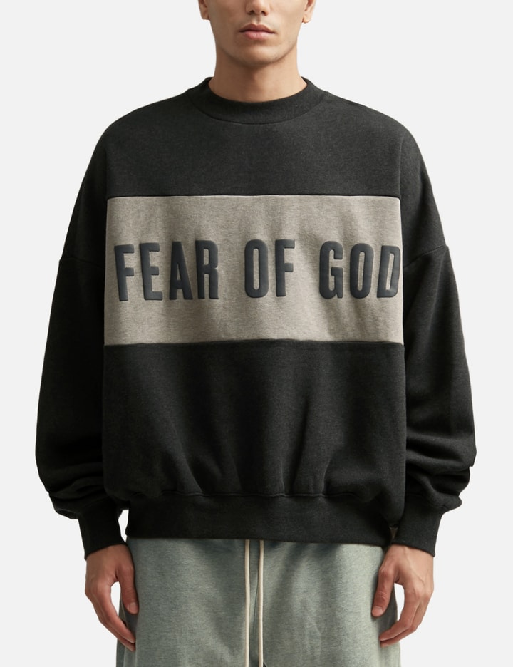 Fear of God Essentials Cropped Relaxed Panelled Sweatshirt