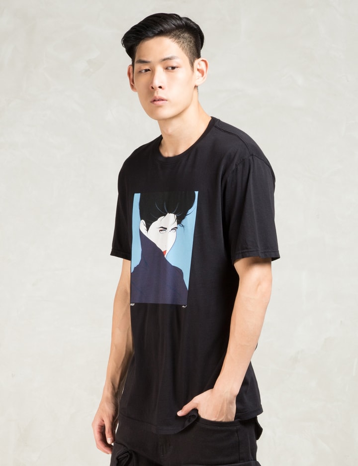 Black Huf X Nagel Collar T-shirt Placeholder Image
