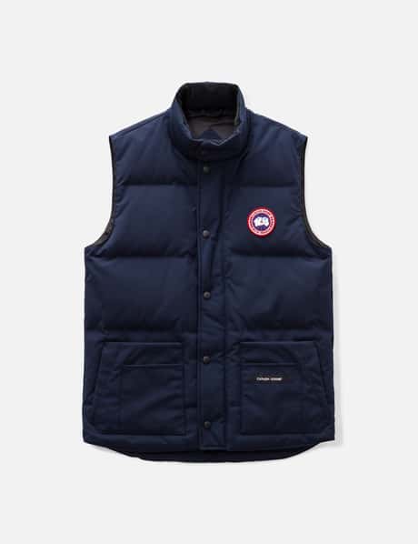 Goose Freestyle Vest Men Canada Goose Blue Vest Canada Goose Vest