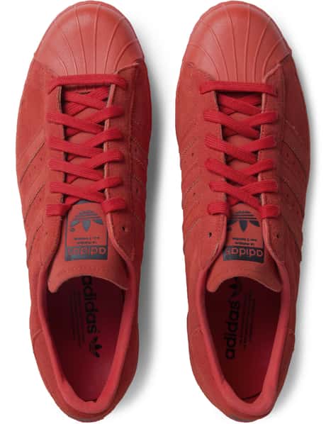 adidas Originals Red Superstar 80s City Series Shoes HBX