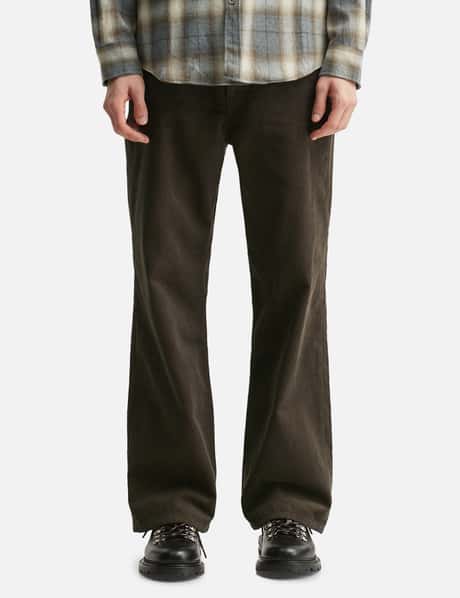Embroidered Corduroy Flare Pants view 11