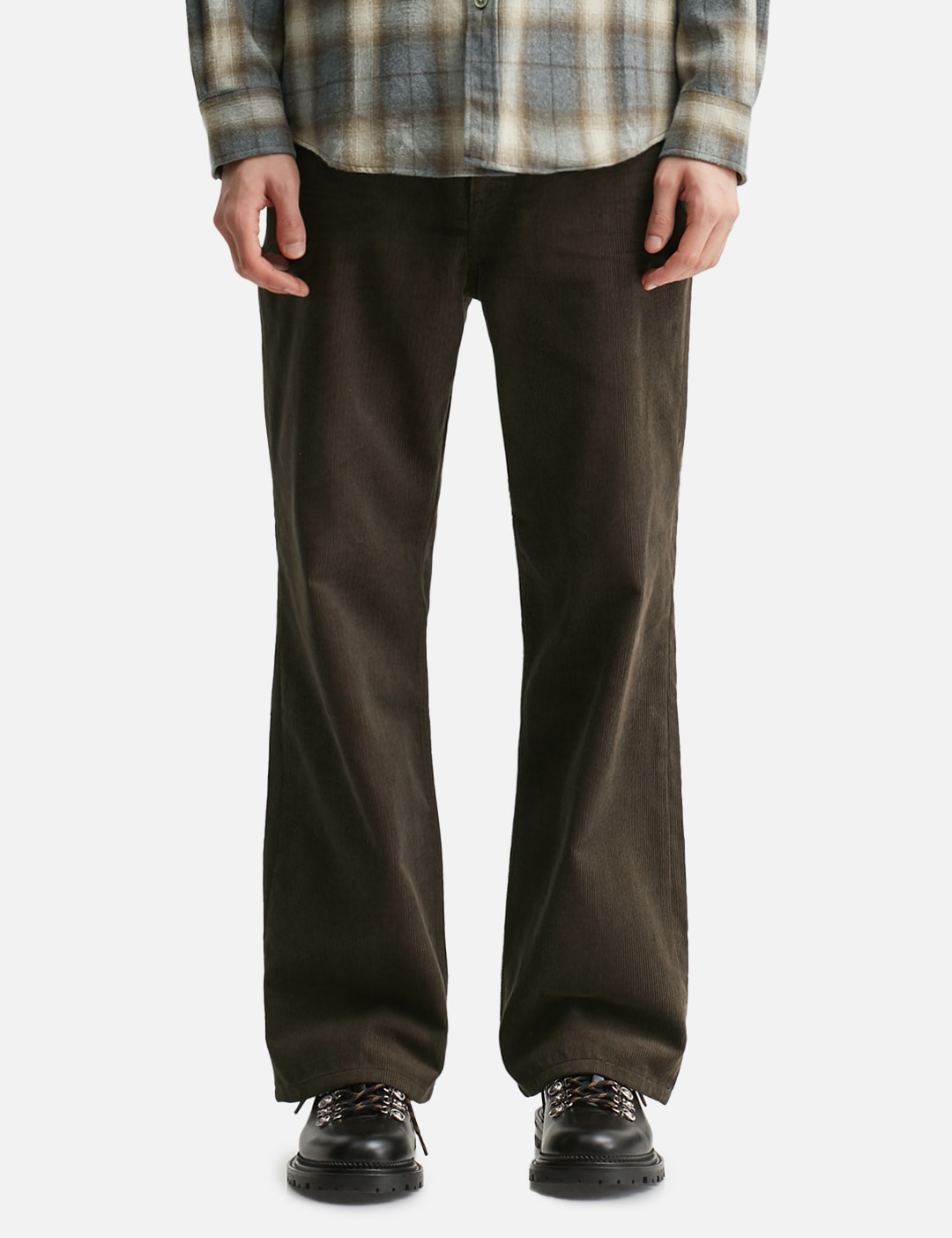 Embroidered Corduroy Flare Pants view 12