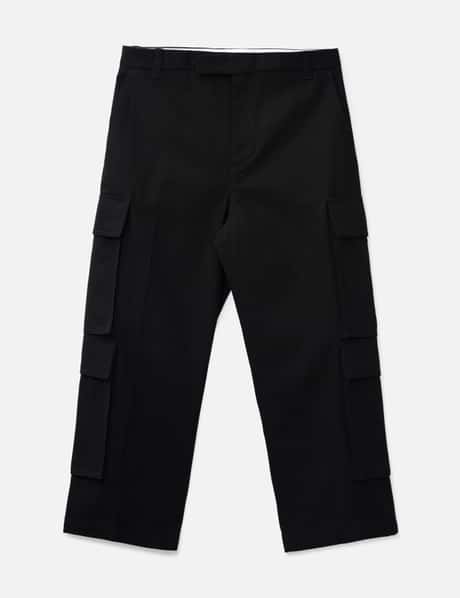 Thom Browne Washed Cotton Utility Chino Cargo Trouser