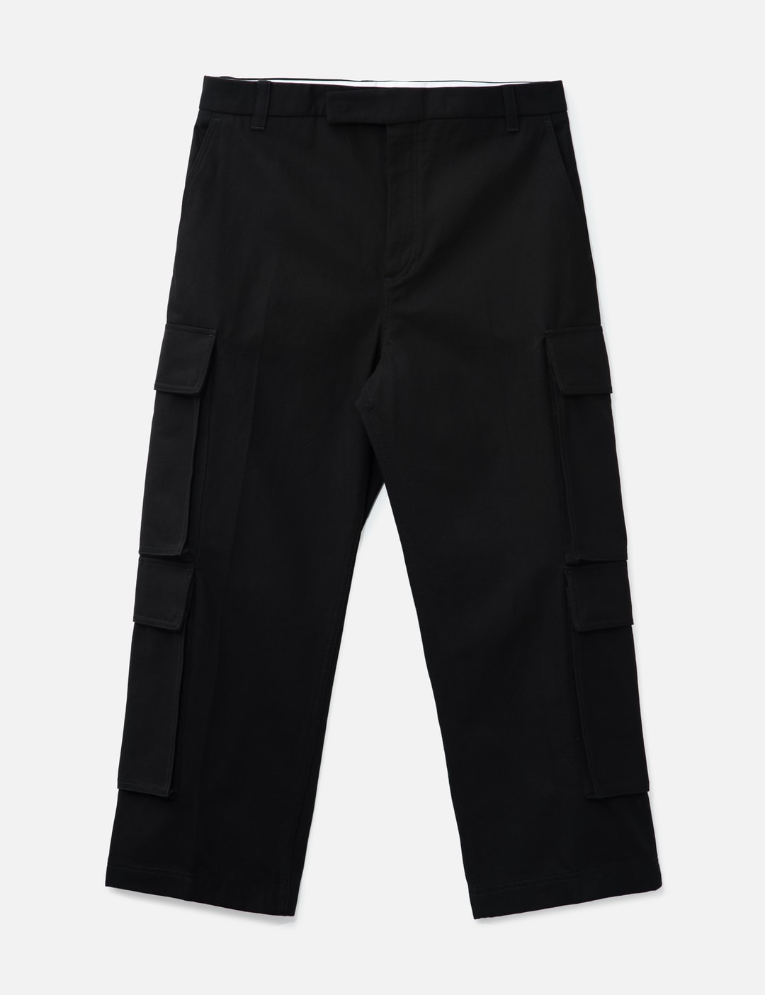 Washed Cotton Utility Chino Cargo Trouser