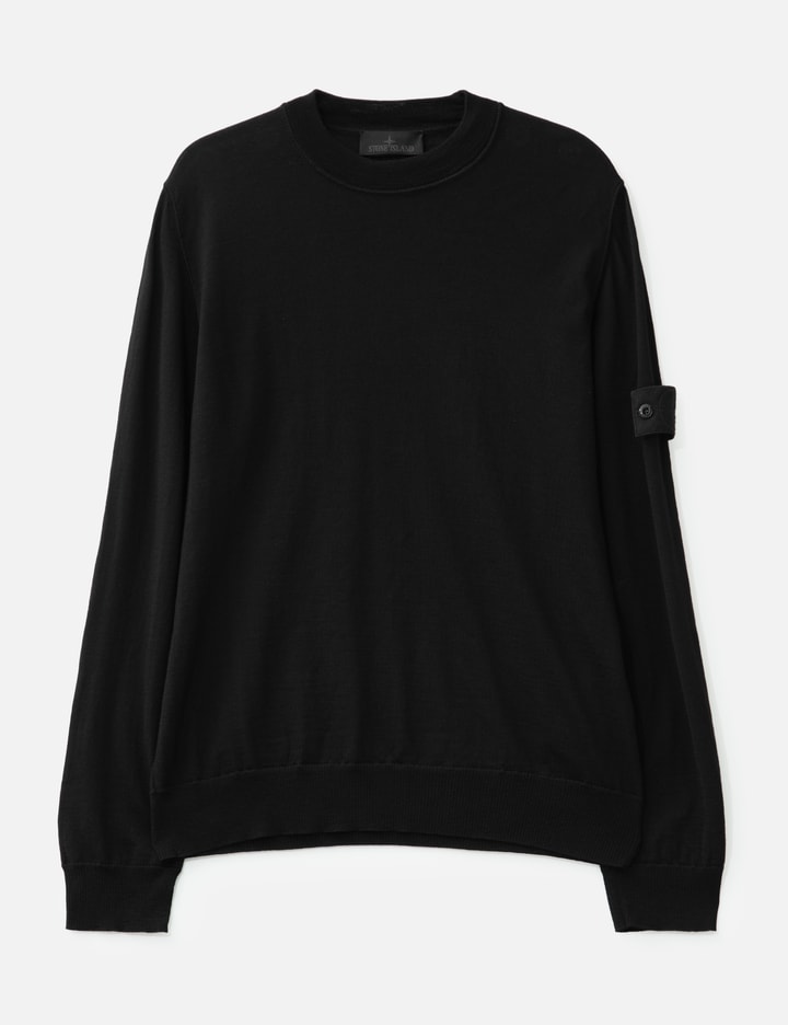 Pure Light RWS Wool_Stone Island Ghost Knit Crewneck Jumper Placeholder Image