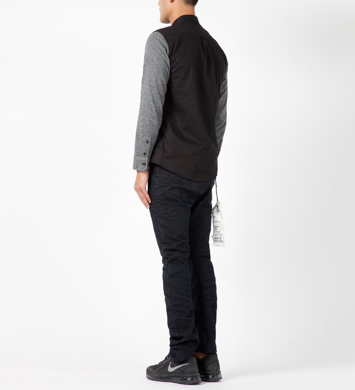 Black 1 P1 F-1401 Denim Wash Pants Placeholder Image