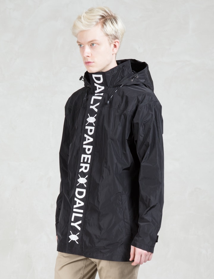 Black Tape Logo Windbreaker Jackets Placeholder Image