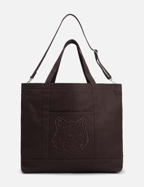 Maison Kitsuné Bold Fox Head Extra Large Tote Bag