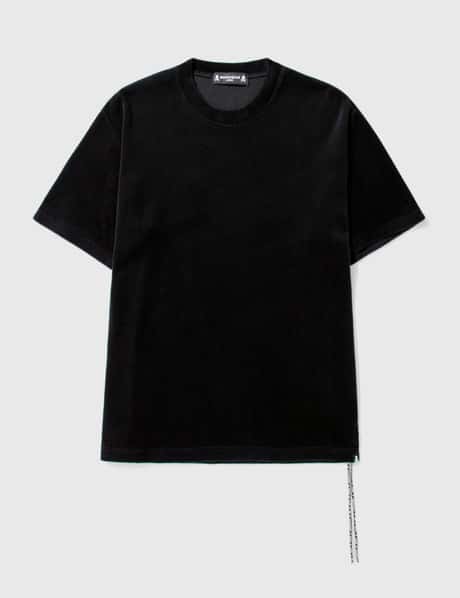 Mastermind Japan - サークルロゴ ブリーチ ベロアTシャツ | HBX  
