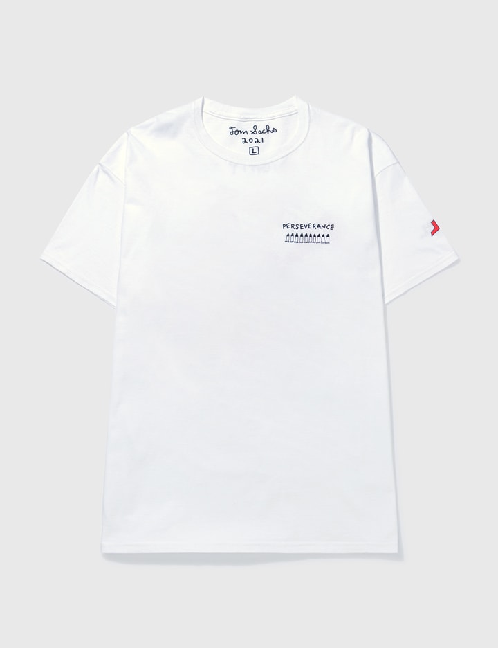 Shop Tom Sachs Ten Bullets Perseverance T-shirt In White