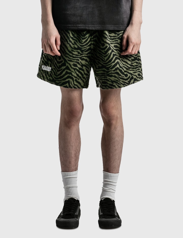 Breaker Fuzzy Stripe Shorts Placeholder Image