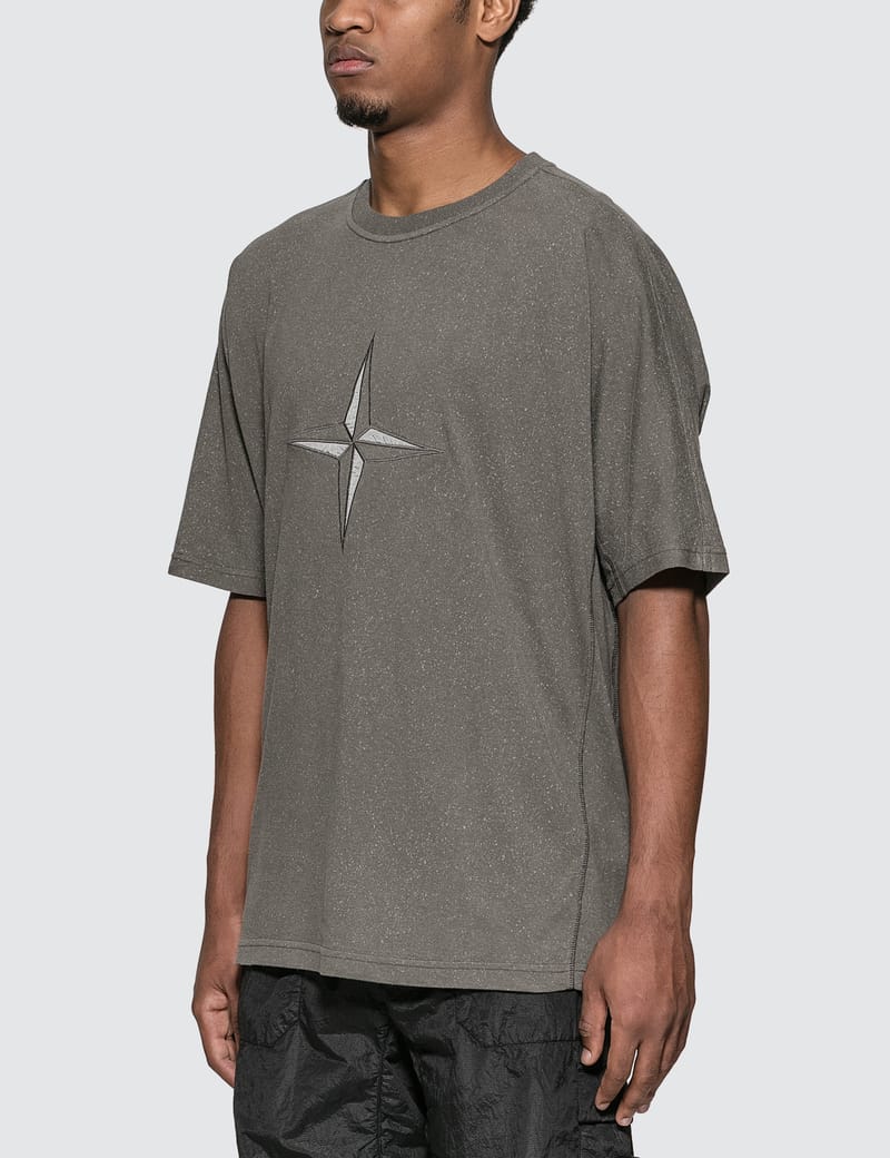 stone island compass logo t shirt