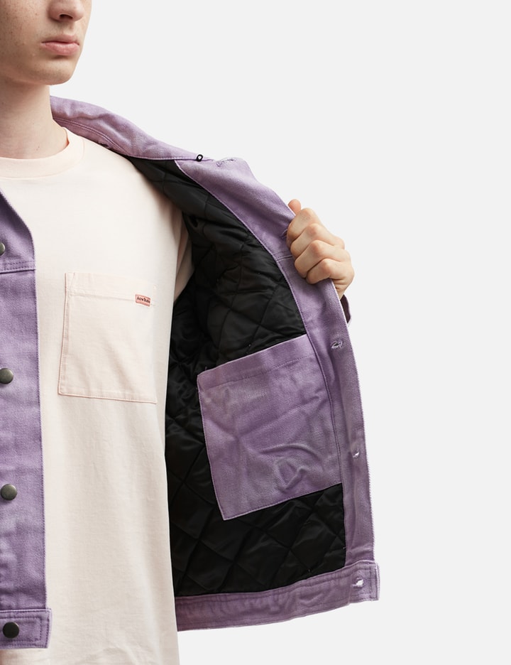 Acne Studios - Face logo canvas jacket - Smoky Purple