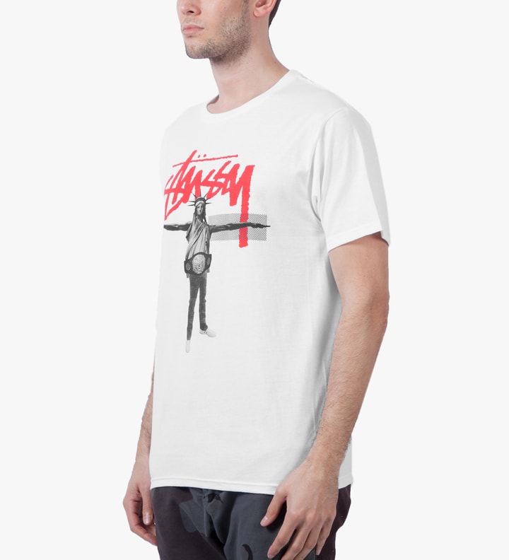White Liberty B Ball T-Shirt Placeholder Image