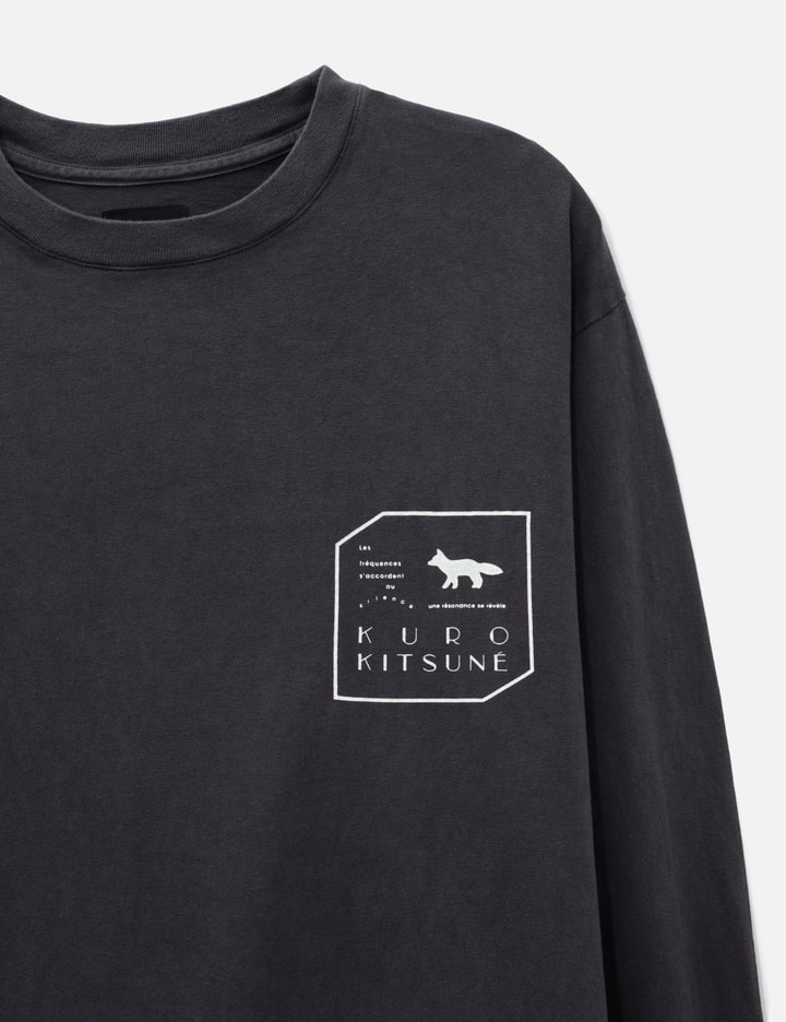 Maison Kitsuné Maison Kitsuné X Kuro Faded Black Long Sleeve Tee