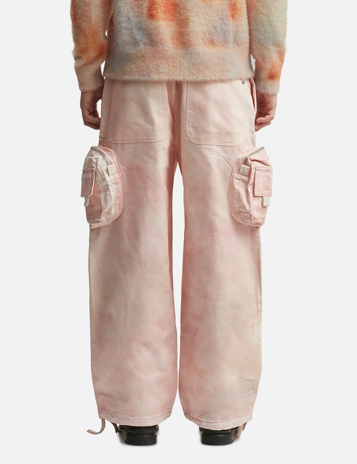 KidSuper x Piet Watercolour Cotton Cargo Trousers Placeholder Image