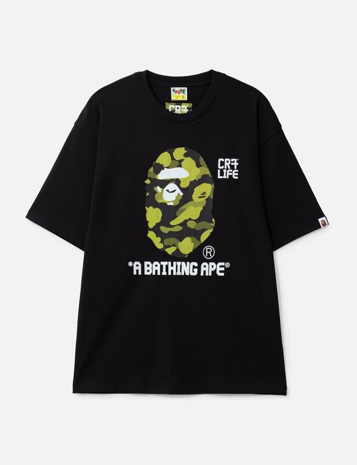BAPE CR7life Big APE Head Reflection Camo Tee