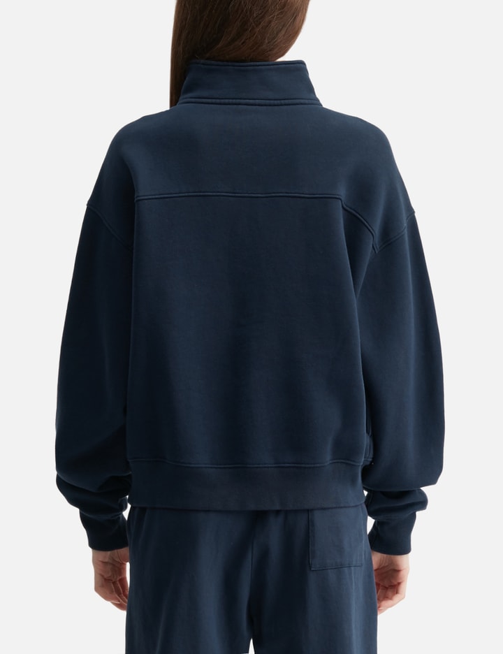 Sporty & Rich NY Crest Embroidered Quarter Zip