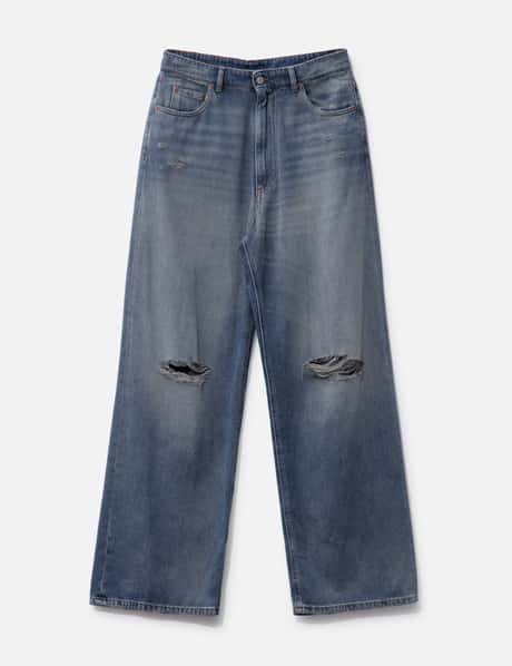 MM6 Maison Margiela Ripped Knees Denim Jeans