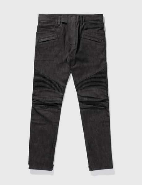 Balmain Balmain Black Biker Jeans