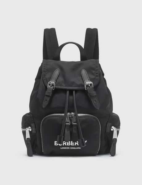Burberry The Small Rucksack in Logo Print ECONYL® HBX