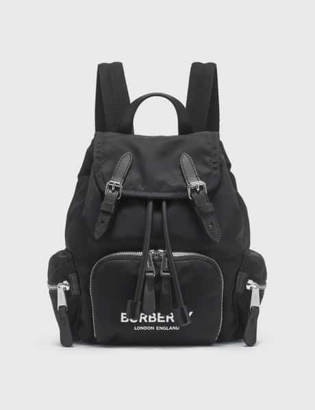 Burberry The Small Rucksack in Logo Print ECONYL® HBX