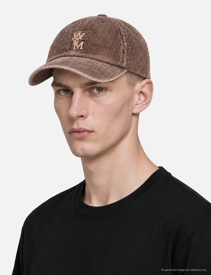 Wooyoungmi Ribbed Denim Logo Ball Cap