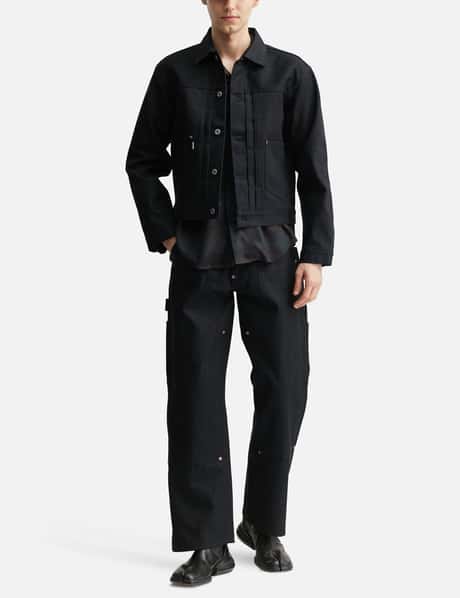 SUGARHILL Twisted Heather Denim Pants Double Knee - Japanese 