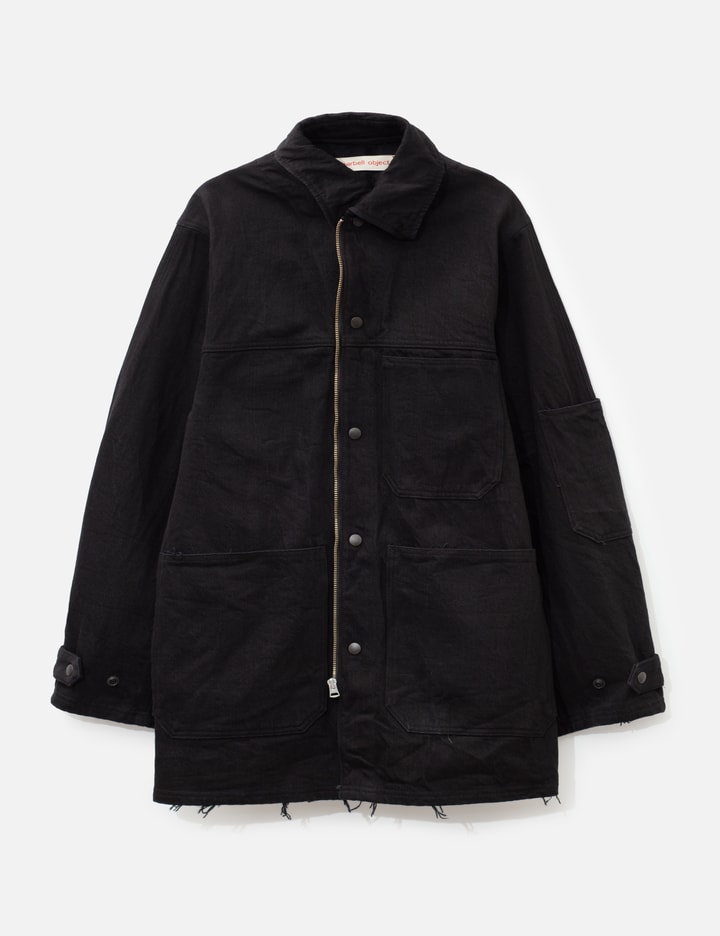 Barbell Object Denim Coverall