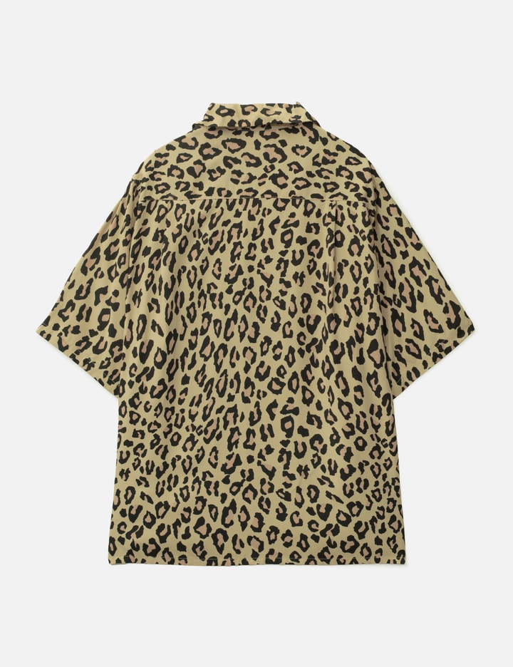 WACKO MARIA Leopard Open Collar Shirt