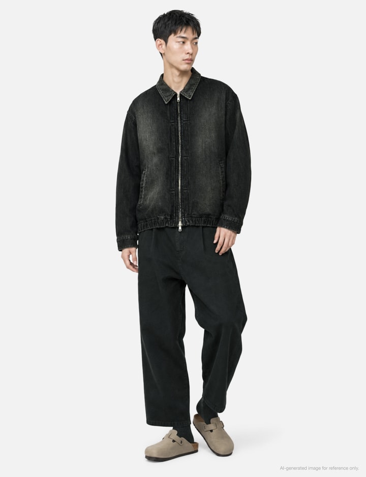 ANCELLM Belted Linen Tuck Slacks