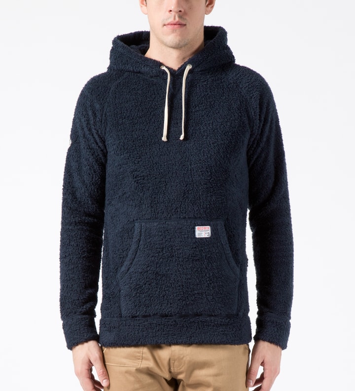 Navy UB L/S Fleece Pullover Hoodie Placeholder Image